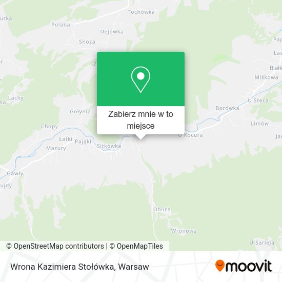 Mapa Wrona Kazimiera Stołówka