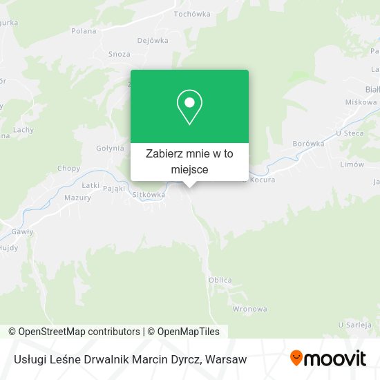 Mapa Usługi Leśne Drwalnik Marcin Dyrcz