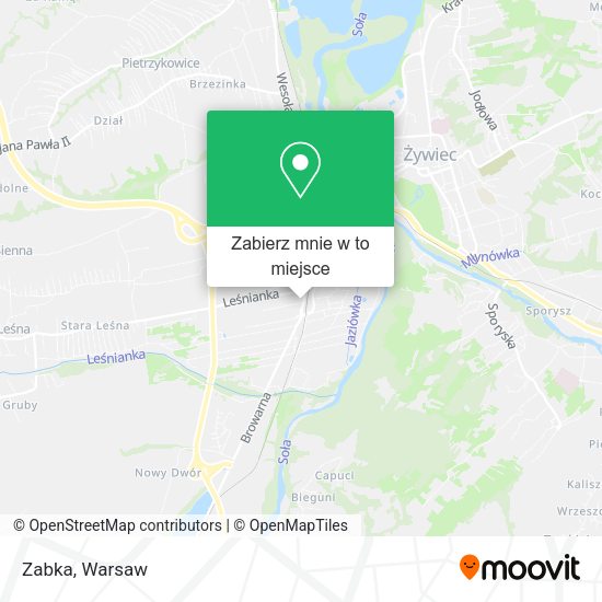 Mapa Zabka