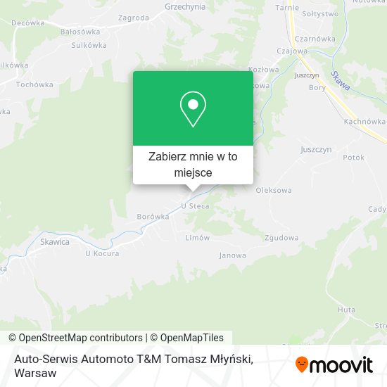 Mapa Auto-Serwis Automoto T&M Tomasz Młyński