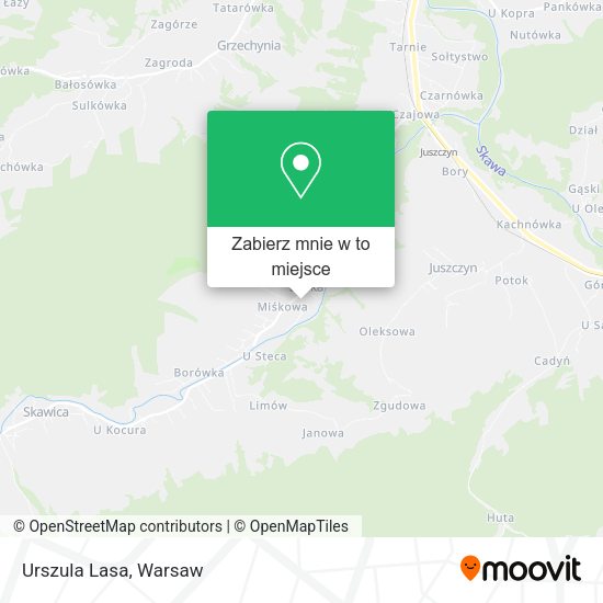 Mapa Urszula Lasa