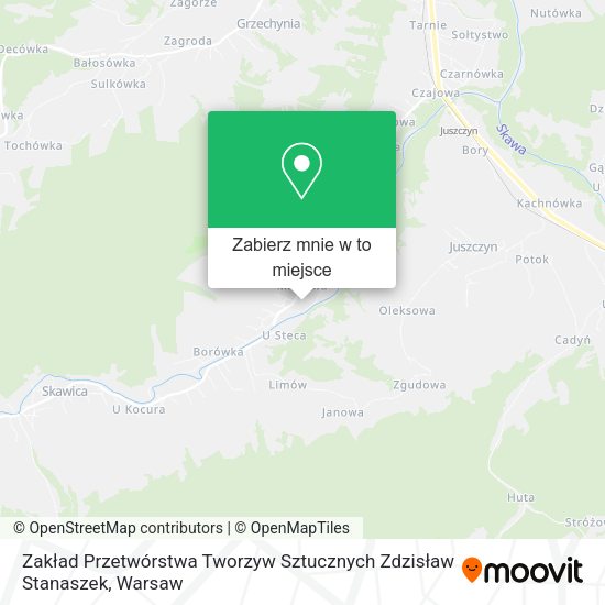 Mapa Zakład Przetwórstwa Tworzyw Sztucznych Zdzisław Stanaszek