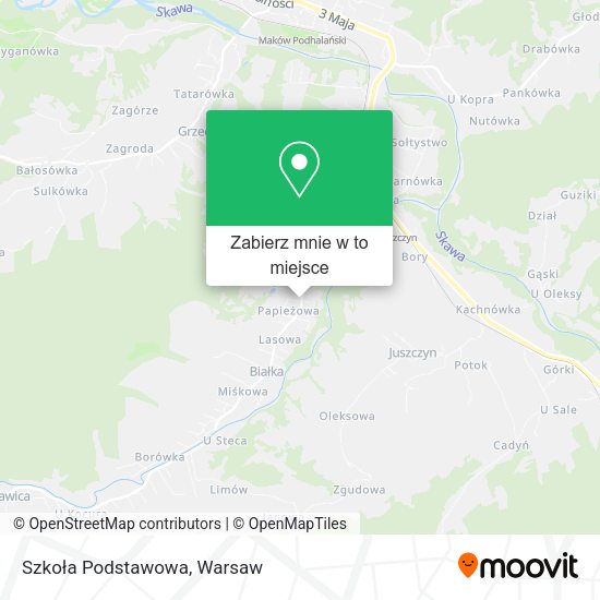 Mapa Szkoła Podstawowa