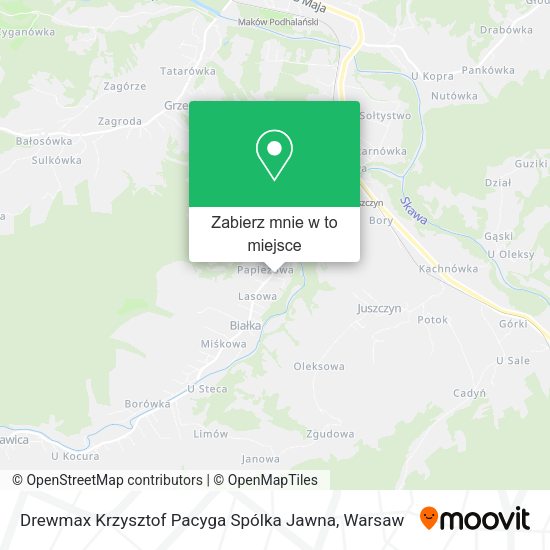 Mapa Drewmax Krzysztof Pacyga Spólka Jawna