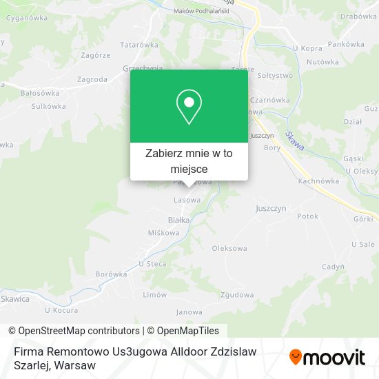 Mapa Firma Remontowo Us3ugowa Alldoor Zdzislaw Szarlej