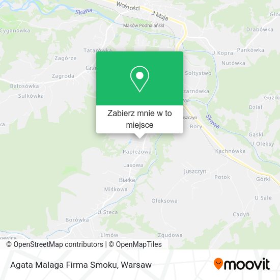 Mapa Agata Malaga Firma Smoku