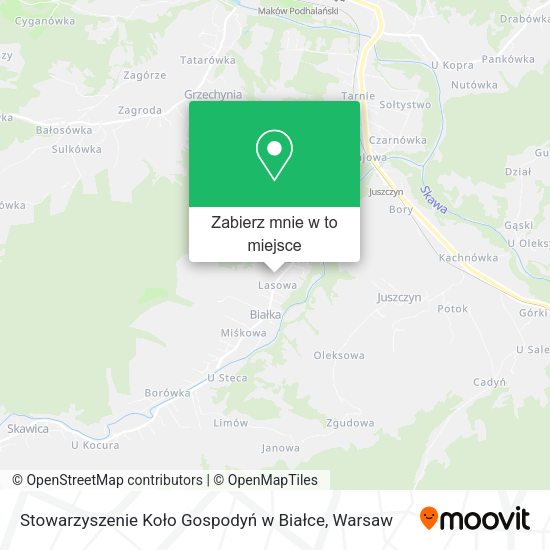 Mapa Stowarzyszenie Koło Gospodyń w Białce