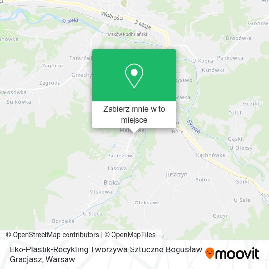 Mapa Eko-Plastik-Recykling Tworzywa Sztuczne Bogusław Gracjasz