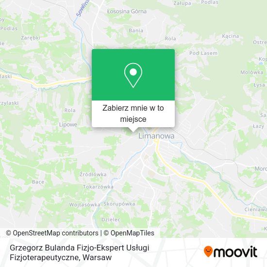 Mapa Grzegorz Bulanda Fizjo-Ekspert Usługi Fizjoterapeutyczne