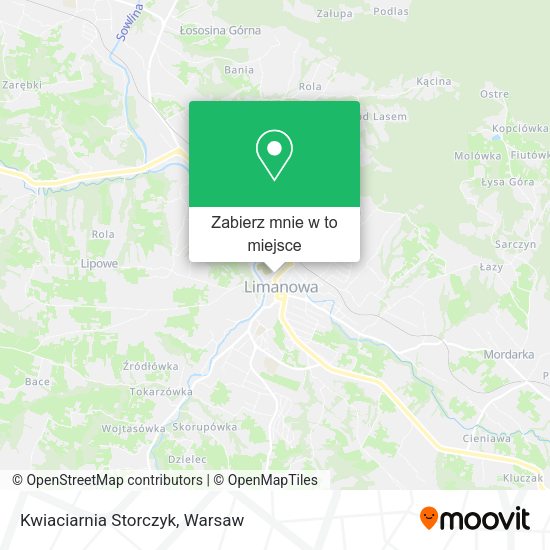 Mapa Kwiaciarnia Storczyk