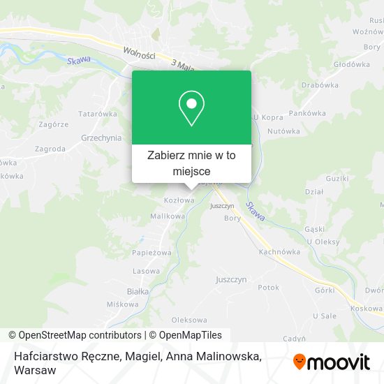 Mapa Hafciarstwo Ręczne, Magiel, Anna Malinowska