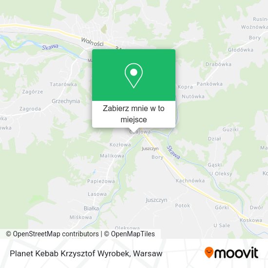 Mapa Planet Kebab Krzysztof Wyrobek