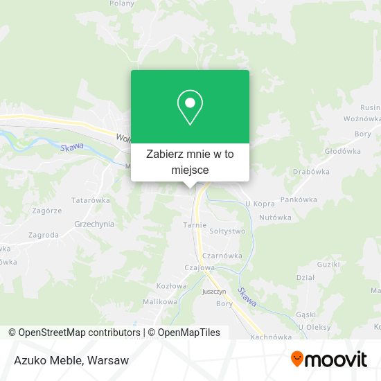 Mapa Azuko Meble