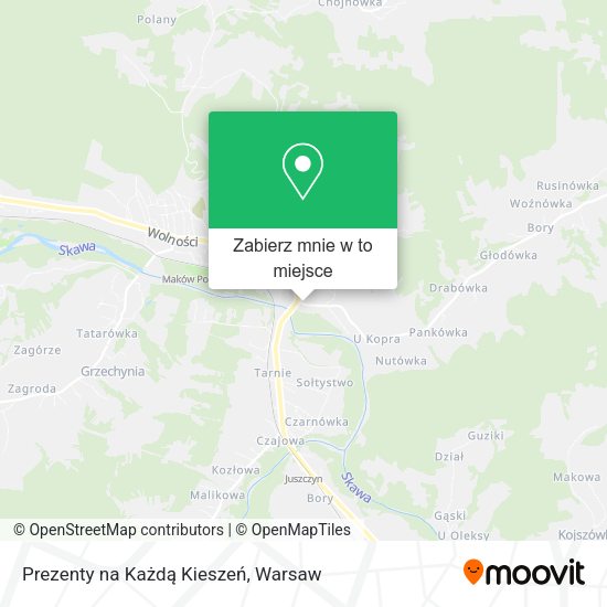 Mapa Prezenty na Każdą Kieszeń