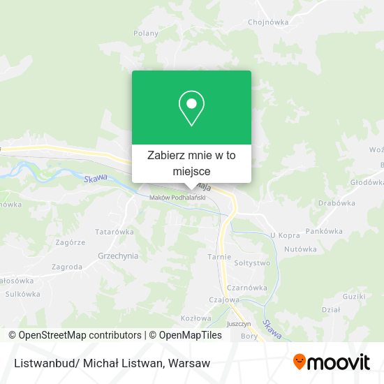 Mapa Listwanbud/ Michał Listwan