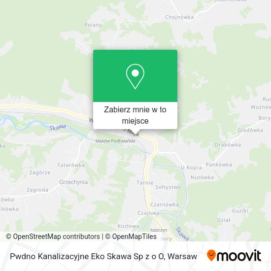 Mapa Pwdno Kanalizacyjne Eko Skawa Sp z o O