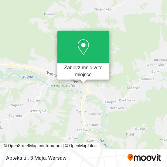 Mapa Apteka ul. 3 Maja