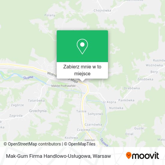 Mapa Mak-Gum Firma Handlowo-Usługowa