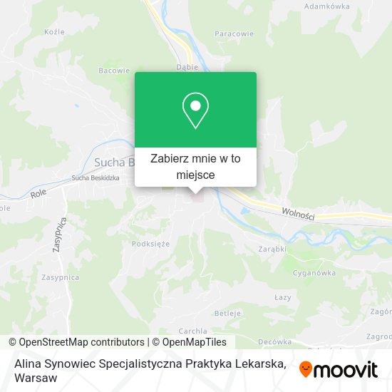 Mapa Alina Synowiec Specjalistyczna Praktyka Lekarska