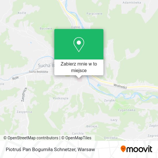 Mapa Piotruś Pan Bogumiła Schnetzer