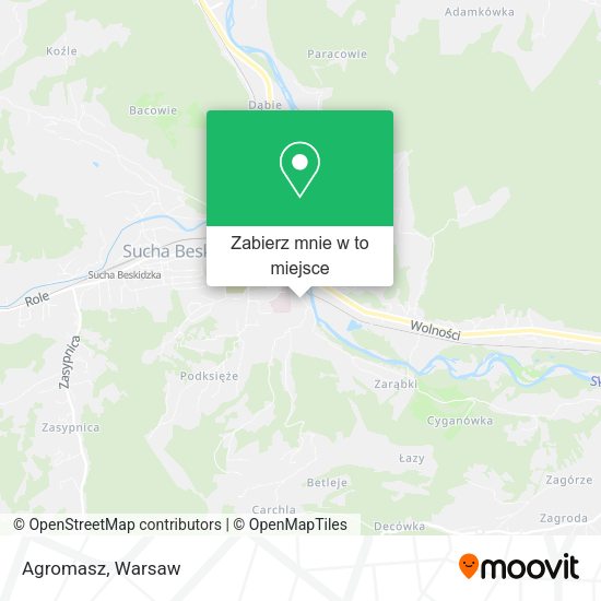 Mapa Agromasz