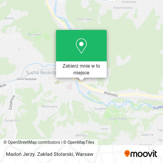 Mapa Madoń Jerzy. Zakład Stolarski