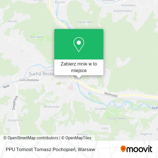 Mapa PPU Tomost Tomasz Pochopień