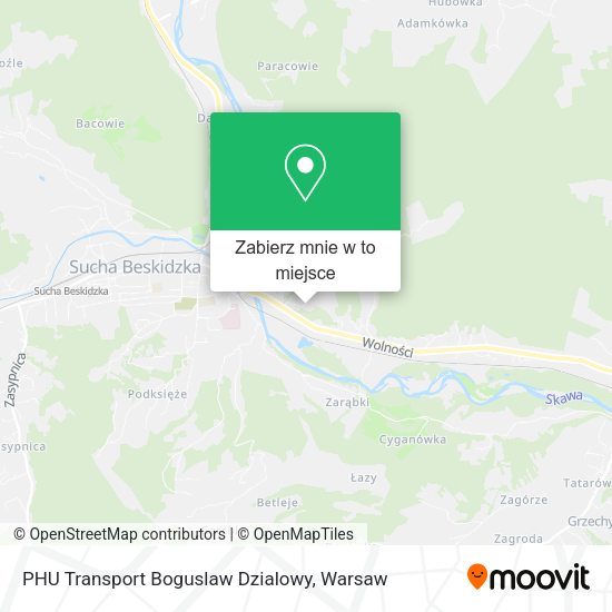 Mapa PHU Transport Boguslaw Dzialowy