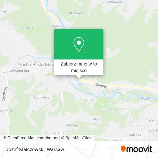 Mapa Józef Malczewski