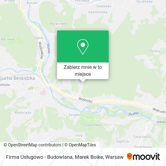 Mapa Firma Usługowo - Budowlana, Marek Boike