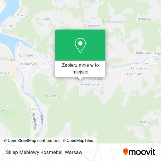 Mapa Sklep Meblowy Kosmebel