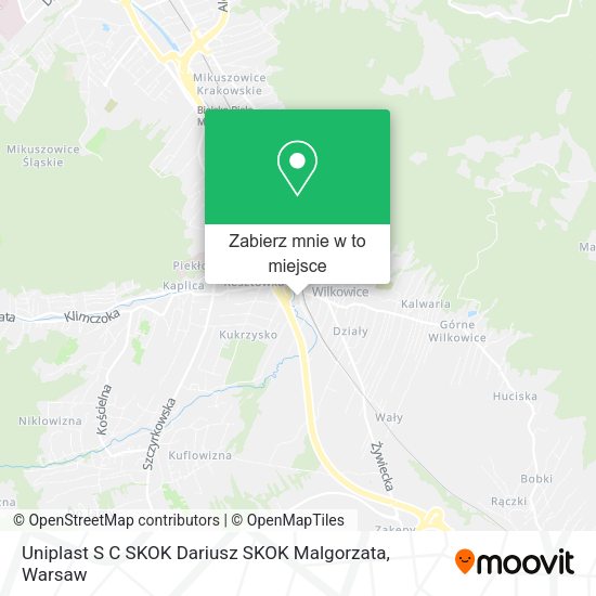 Mapa Uniplast S C SKOK Dariusz SKOK Malgorzata