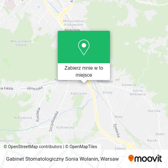 Mapa Gabinet Stomatologiczny Sonia Wolanin