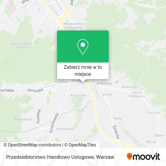 Mapa Przedsiebiorstwo Handlowo Uslugowe