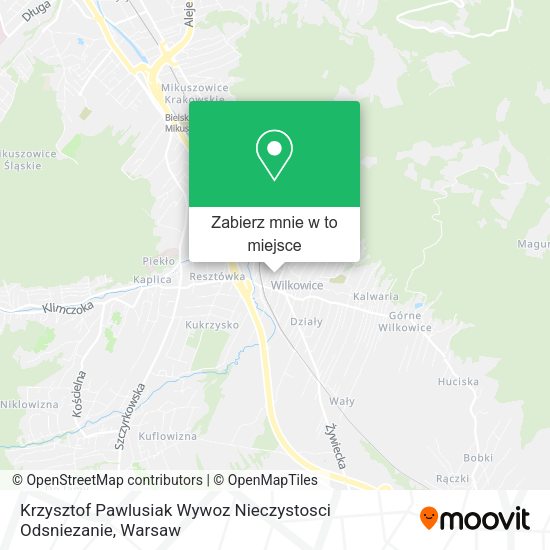 Mapa Krzysztof Pawlusiak Wywoz Nieczystosci Odsniezanie