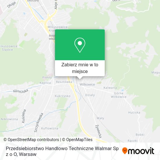 Mapa Przedsiebiorstwo Handlowo Techniczne Walmar Sp z o O