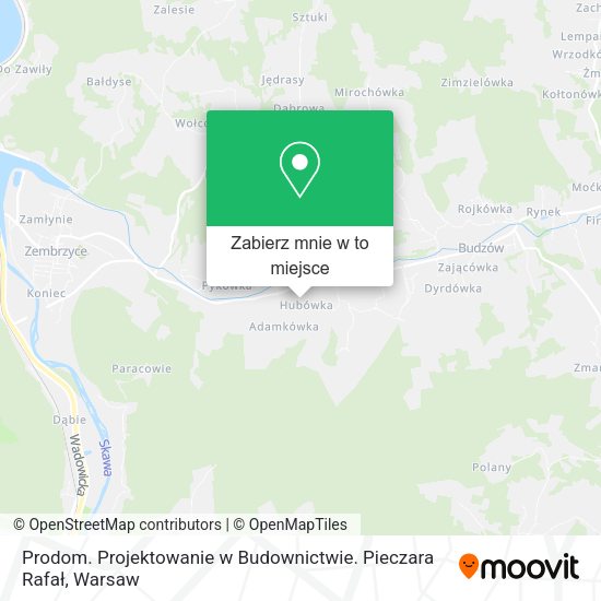 Mapa Prodom. Projektowanie w Budownictwie. Pieczara Rafał