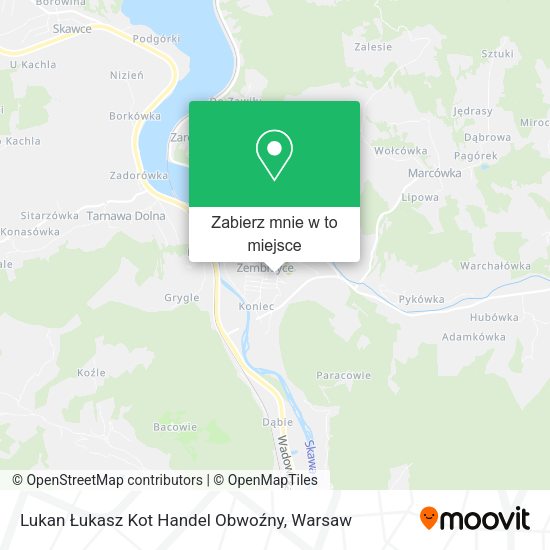 Mapa Lukan Łukasz Kot Handel Obwoźny