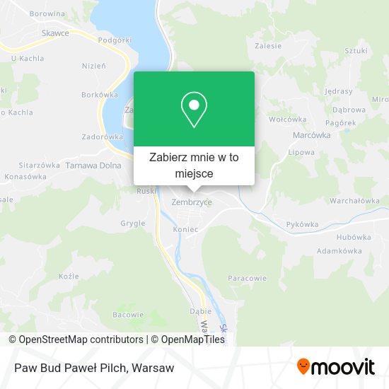 Mapa Paw Bud Paweł Pilch