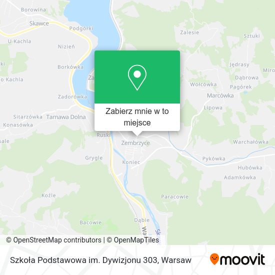 Mapa Szkoła Podstawowa im. Dywizjonu 303