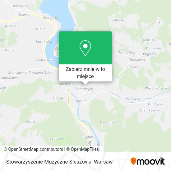 Mapa Stowarzyszenie Muzyczne Sleszovia