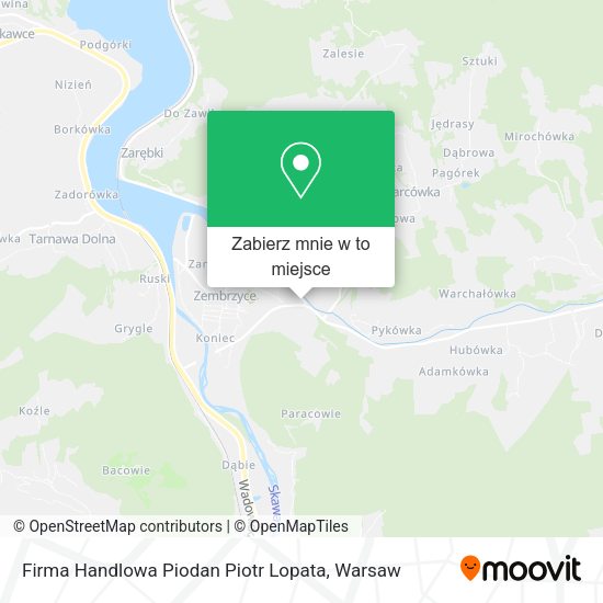 Mapa Firma Handlowa Piodan Piotr Lopata