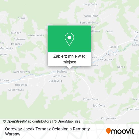 Mapa Odrowąż Jacek Tomasz Ocieplenia Remonty