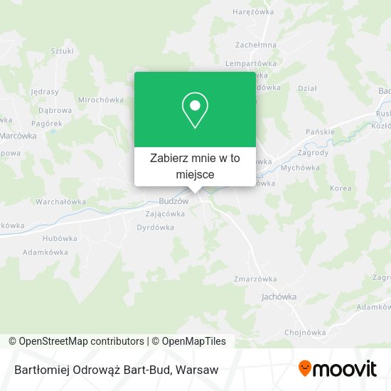 Mapa Bartłomiej Odrowąż Bart-Bud