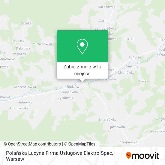 Mapa Polańska Lucyna Firma Usługowa Elektro-Spec