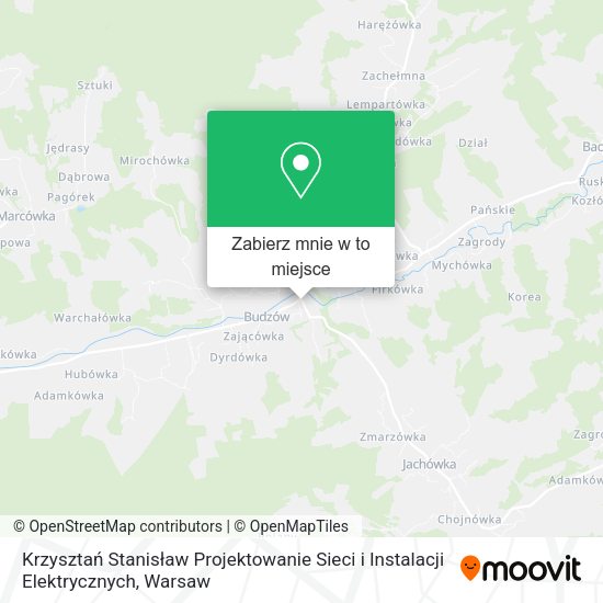 Mapa Krzysztań Stanisław Projektowanie Sieci i Instalacji Elektrycznych