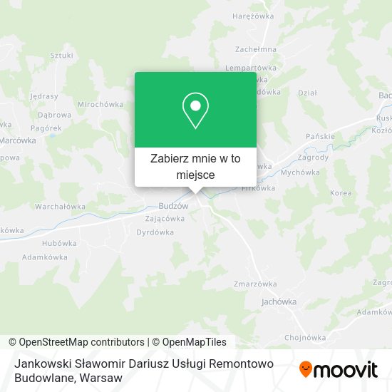 Mapa Jankowski Sławomir Dariusz Usługi Remontowo Budowlane