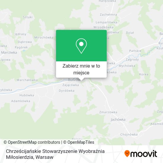 Mapa Chrześcijańskie Stowarzyszenie Wyobraźnia Miłosierdzia