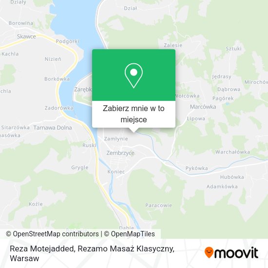 Mapa Reza Motejadded, Rezamo Masaż Klasyczny