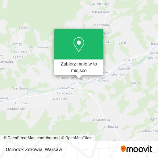 Mapa Ośrodek Zdrowia